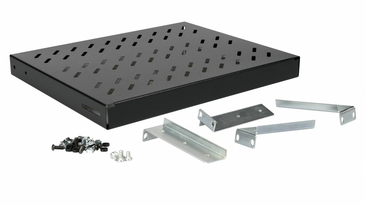 Equip EZVS-19-1-35-B - Rack - Regal - 350 mm tief - Schrankmontage - Schwarz - 1U - 48.3 cm (19), Ansicht 4