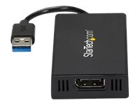 StarTech.com USB 3.0 auf Displayport Adapter - Externe Monitor Grafikkarte DisplayLink zertifiziert - Ultra HD 4k - USB / DisplayPort-Adapter - TAA-konform - USB Typ A (M)