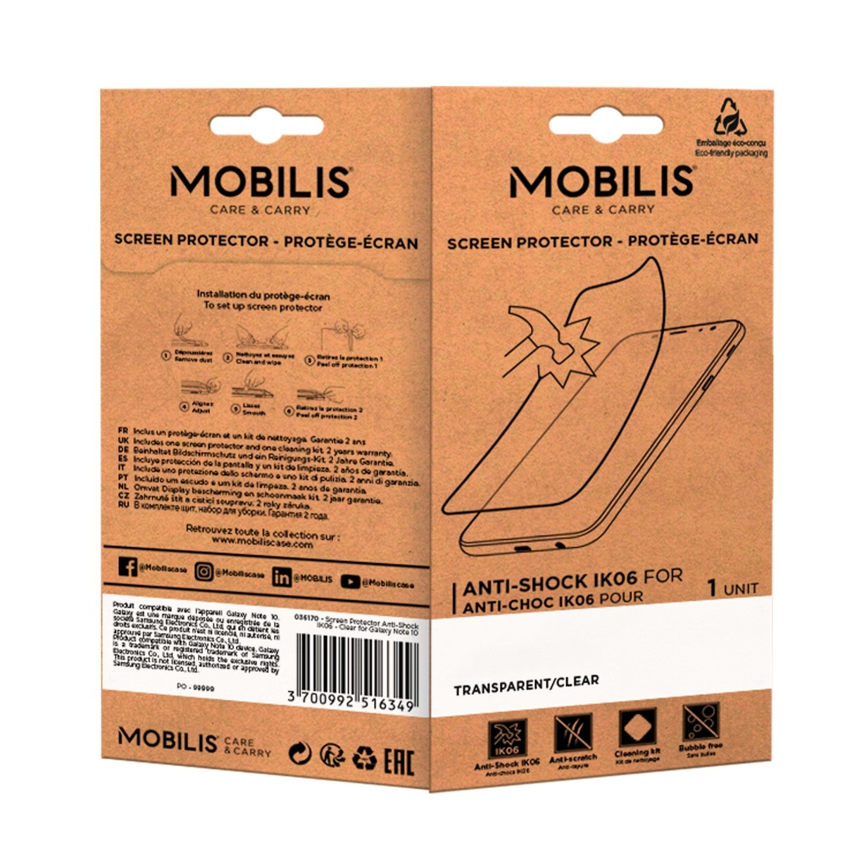 Mobilis Schutzfolie - bruchsicher, stoßfest IK06, Ansicht 4