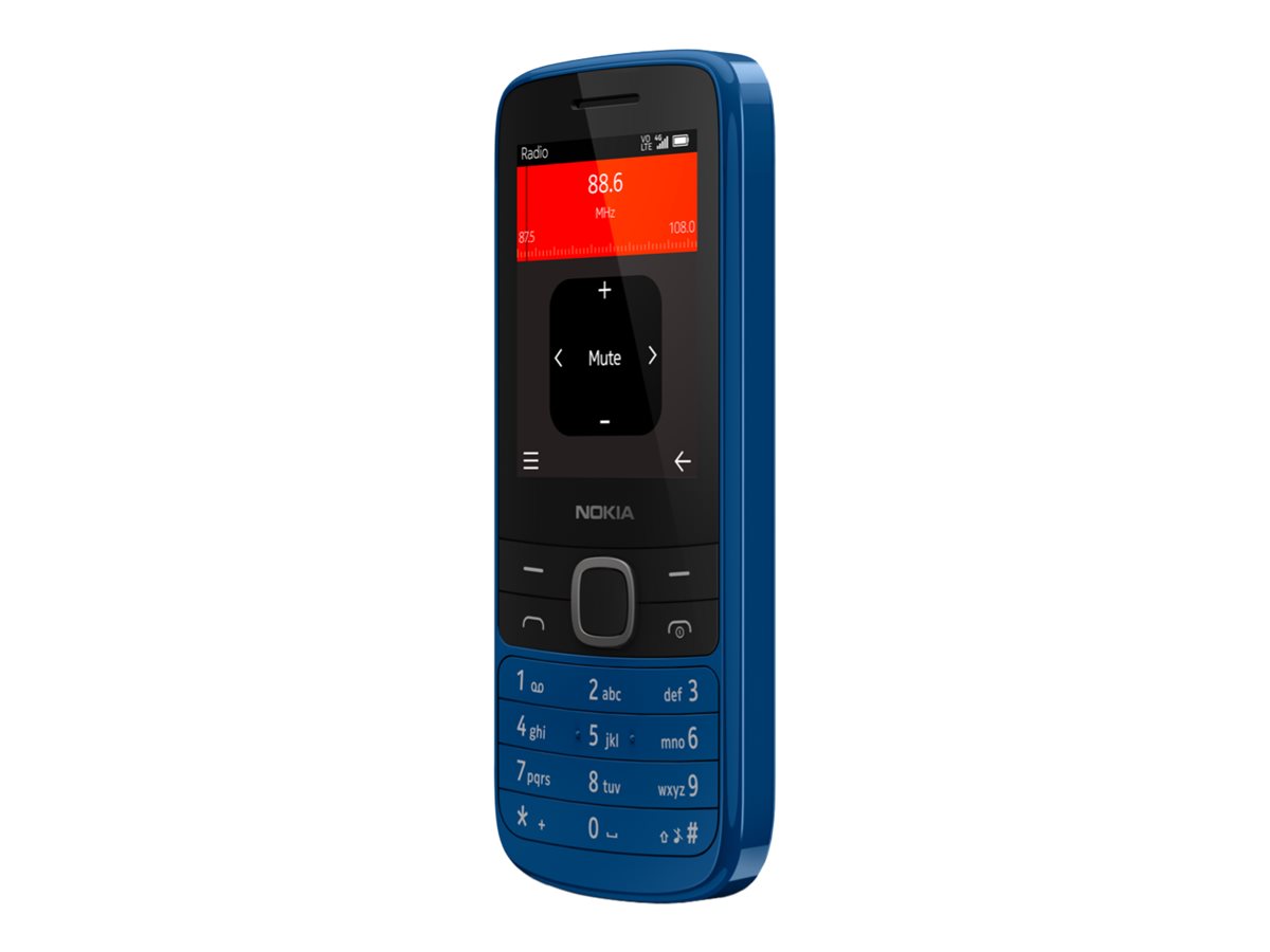 Nokia 225 4G Blau [6,1cm (2,4) LCD Display,  Series 30+, 0.3MP Kamera]