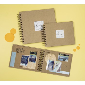 Hama Craft - Braun - 80 Blätter - 10 x 15 - Spiralbindung - Papier - Braun, Ansicht 3