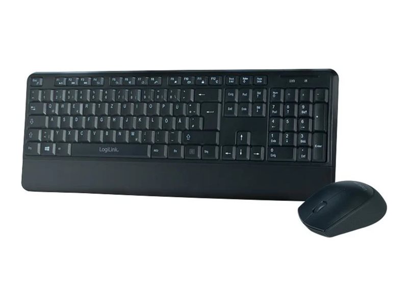 LogiLink Tastatur-und-Maus-Set - kabellos - 2.4 GHz