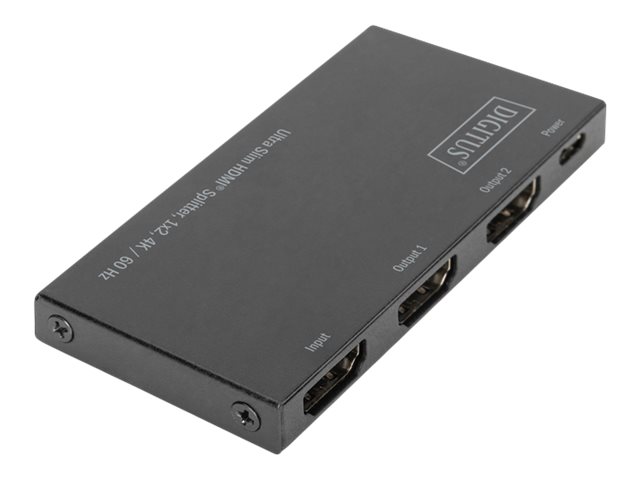 DIGITUS Ultra Slim HDMI® Splitter 1x2 4K  60 Hz
