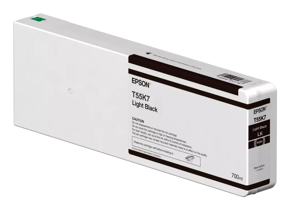 Epson T55K7 - 700 ml - Schwarz - original - Tintenpatrone, Ansicht 2