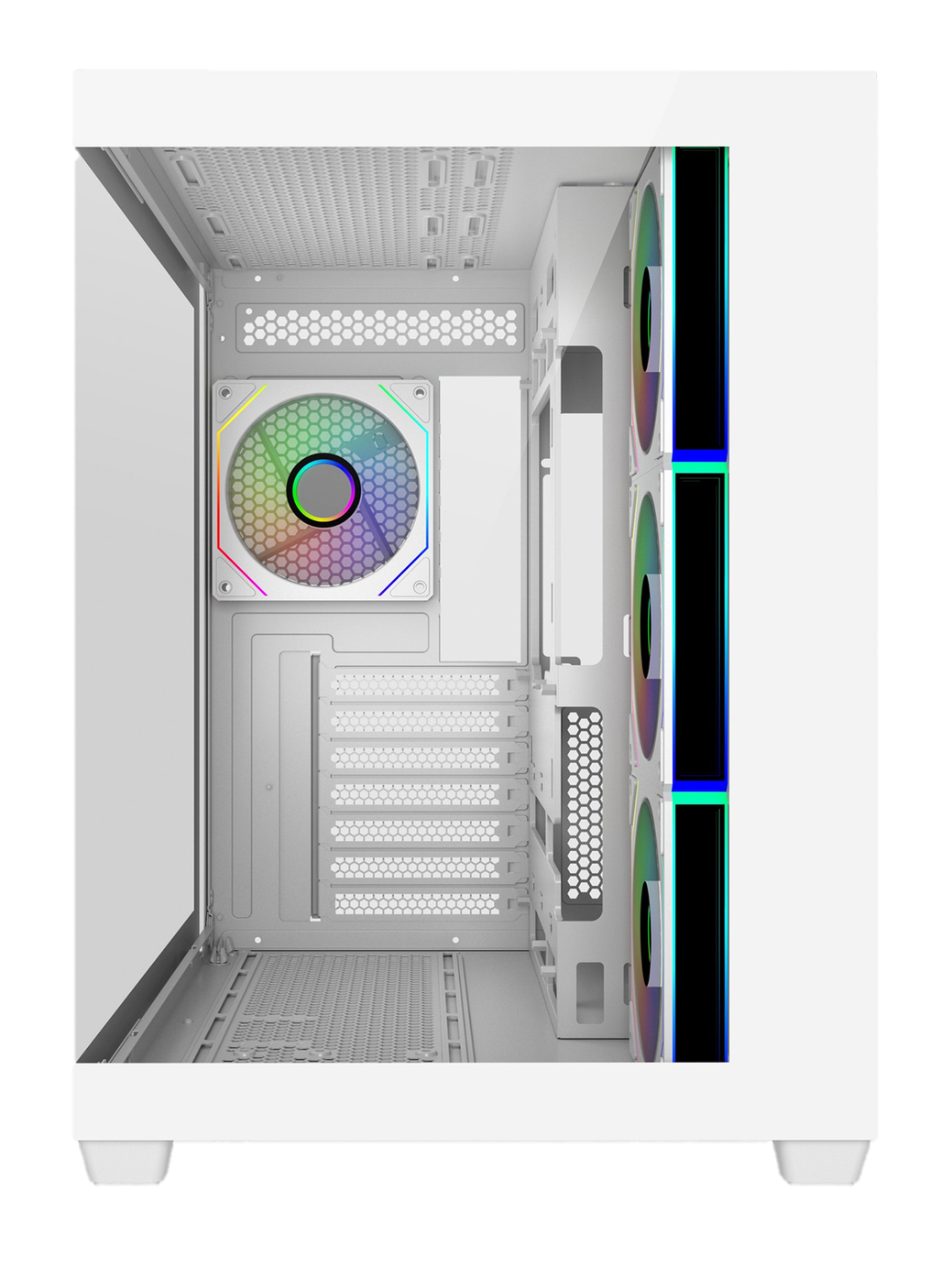Cooler Master Elite 681 - Mid tower - ATX - Seitenteil mit Fenster (gehärtetes Glas), Ansicht 2
