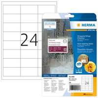 HERMA 4582 - Weiß - Selbstklebendes Druckeretikett - A4 - Laser - Quadratisch - 240 Stück(e)