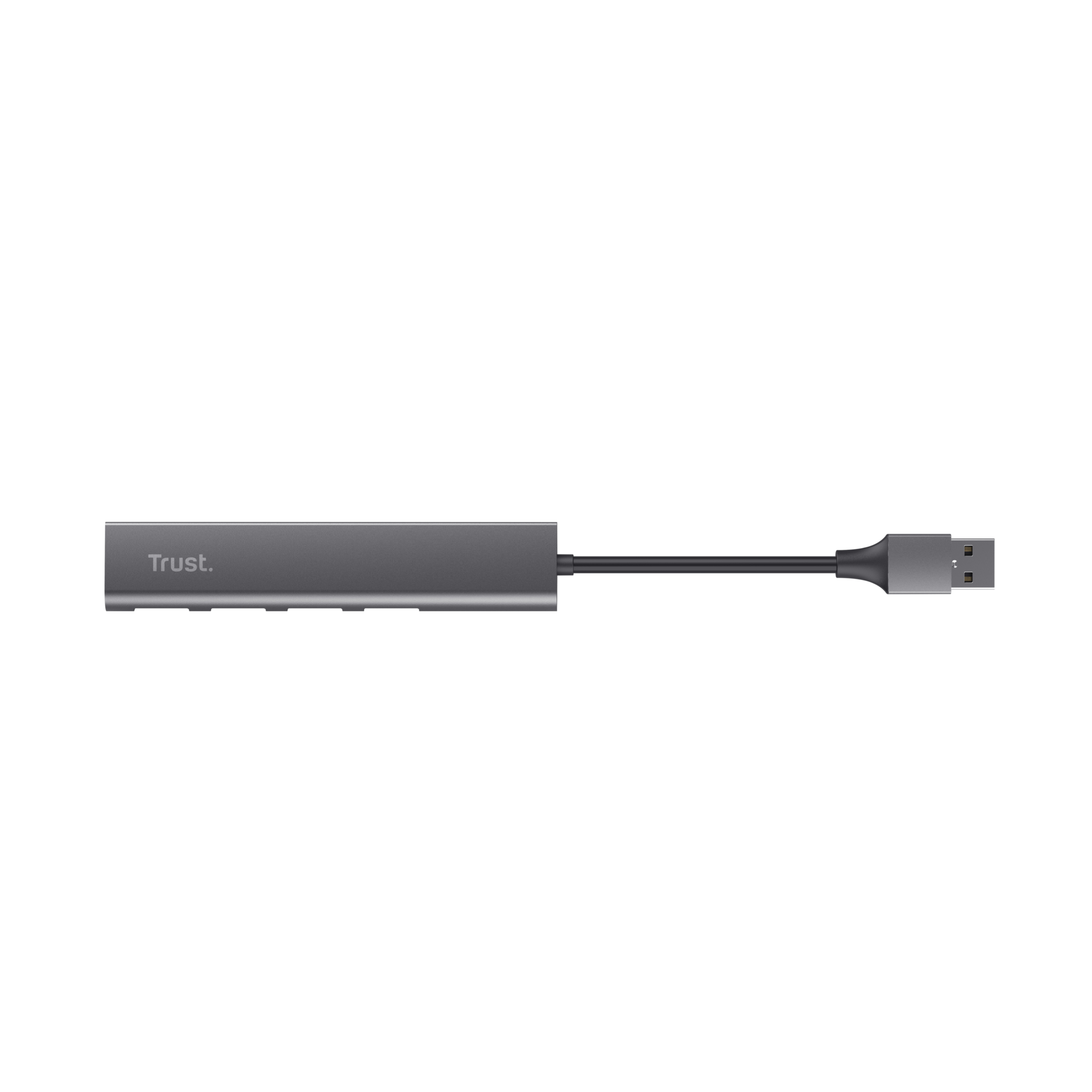 Trust Halyx - USB 3.2 Gen 1 (3.1 Gen 1) Type-A - USB 3.2 Gen 1 (3.1 Gen 1) Type-A - 5 Mbit/s - Schwarz - Grau, Ansicht 4