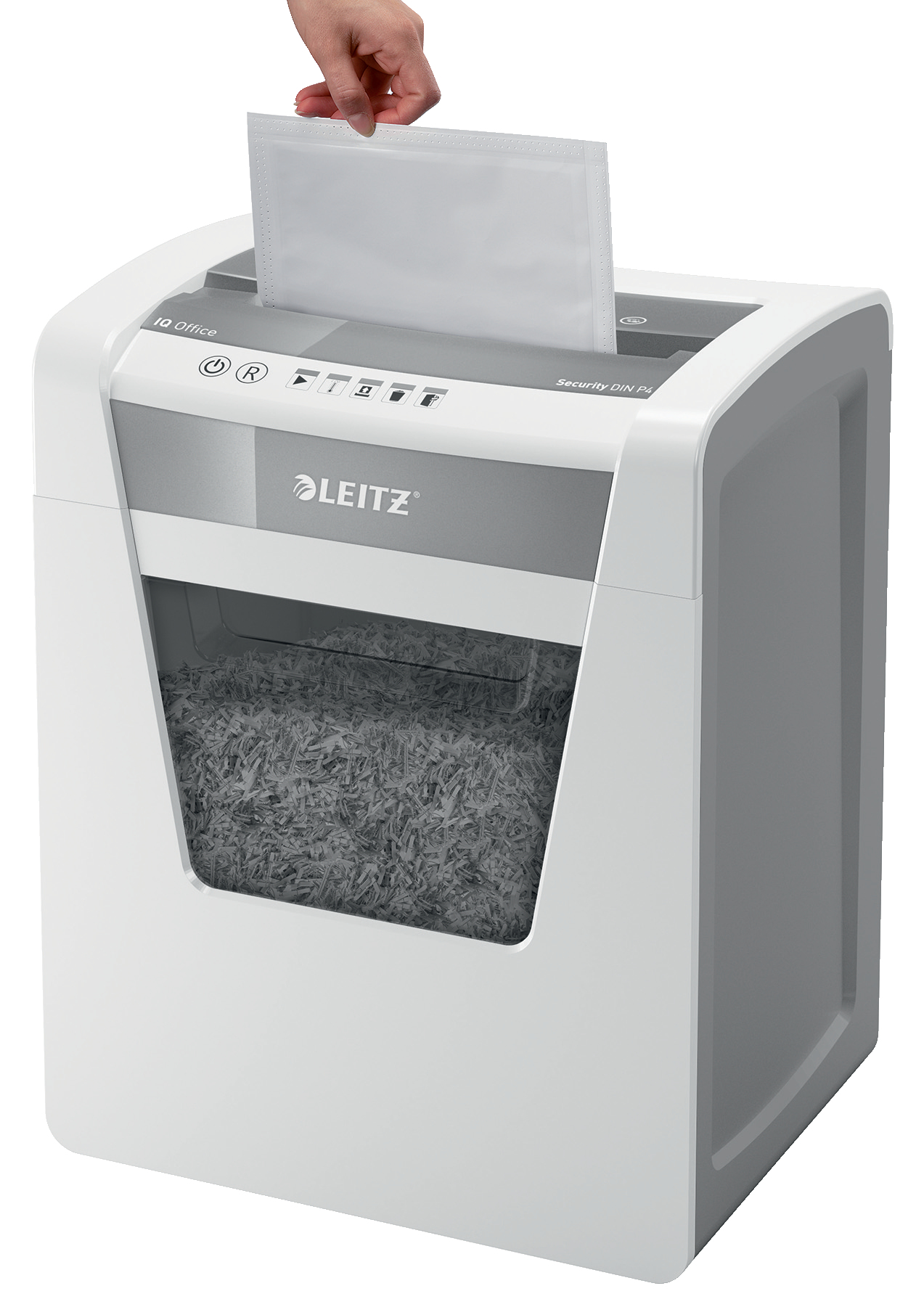 Esselte Leitz IQ - Aktenvernichter-Ölpapier - weiß (Packung mit 12), Ansicht 3