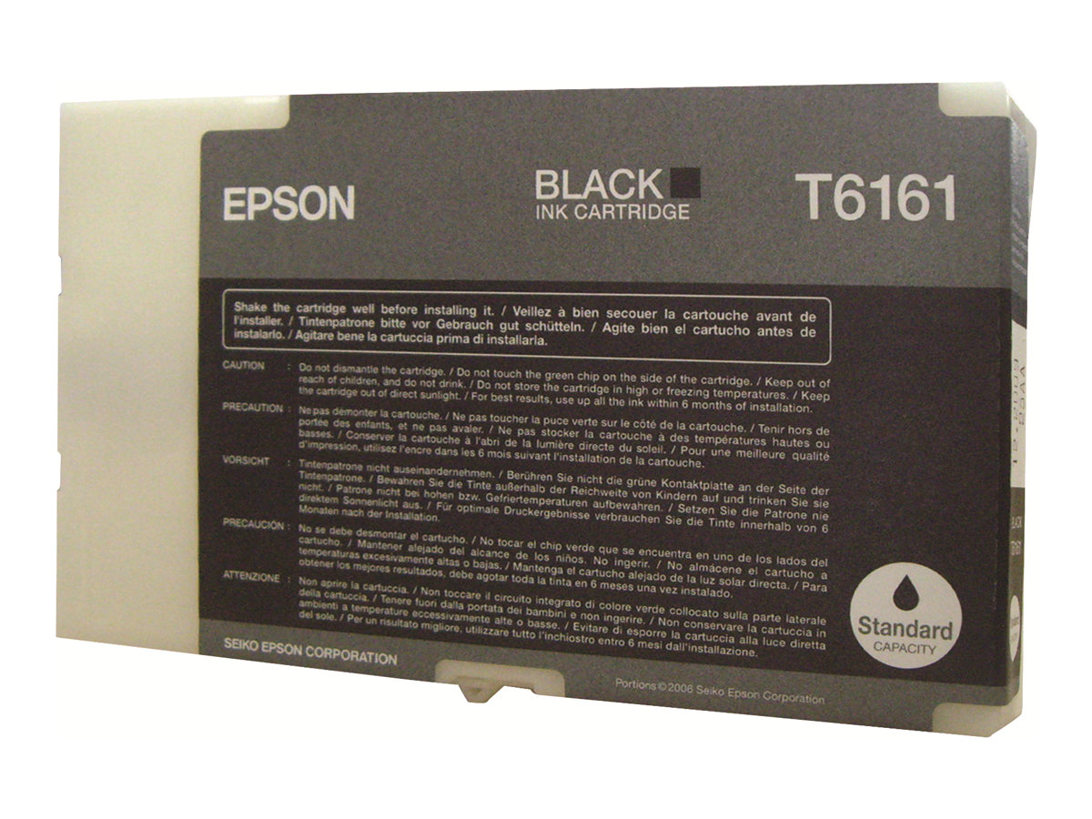 Epson T6161 - 76 ml - Schwarz - original - Tintenpatrone - für B 300, 310N, 500DN, 510DN