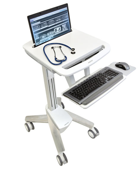 Ergotron sv40 - Wagen - Patentierte Constant Force Technologie - für Notebook / PC-Ausrüstung - leicht - verriegelbar, Ansicht 2