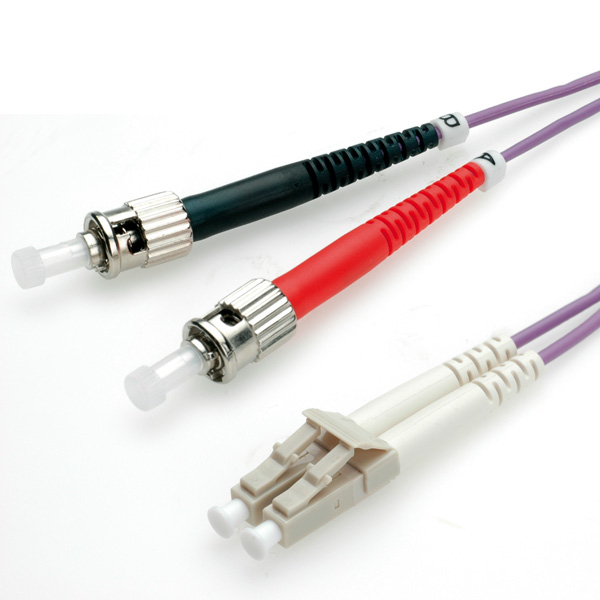 ROLINE Patch-Kabel - LC Multi-Mode (M) zu ST multi-mode (M), Ansicht 2