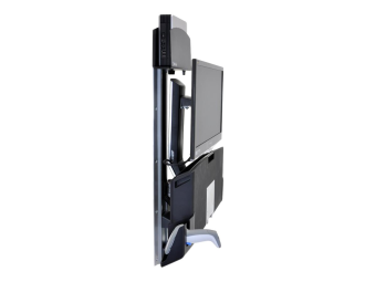 Ergotron Sit-Stand Combo Extender - Montagekomponente (Verlängerungsarm Wandschienenhalterung Armabdeckung Befestigungsmaterialien)