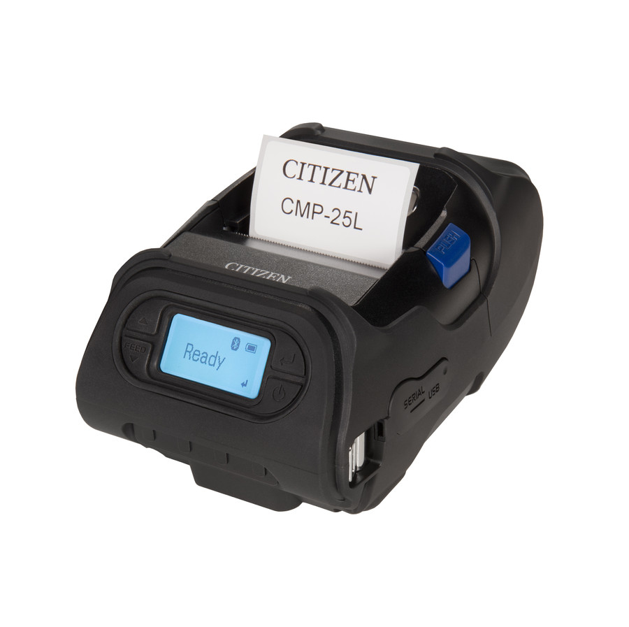 Citizen CMP-25L - Thermische Leitung - 203 x 203 DPI - 127 mm/sek - Verkabelt & Kabellos - Lithium-Ion (Li-Ion), Ansicht 3