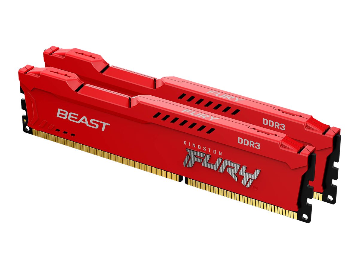 Kingston FURY Beast - DDR3 - Kit - 8 GB: 2 x 4 GB - DIMM 240-PIN - 1866 MHz / PC3-14900