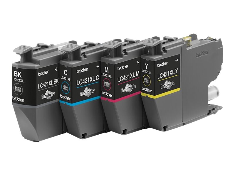 BROTHER 500-page 4pack ink cartridge (LC421XLVAL)