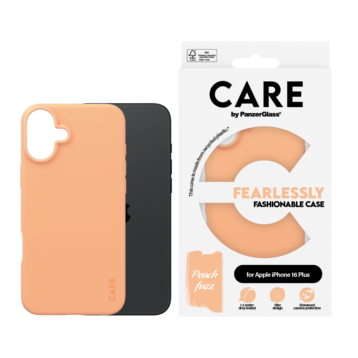 PanzerGlass CARE by PanzerGlass - Hintere Abdeckung für Mobiltelefon - Thermoplastisches Polyurethan (TPU), Ansicht 3