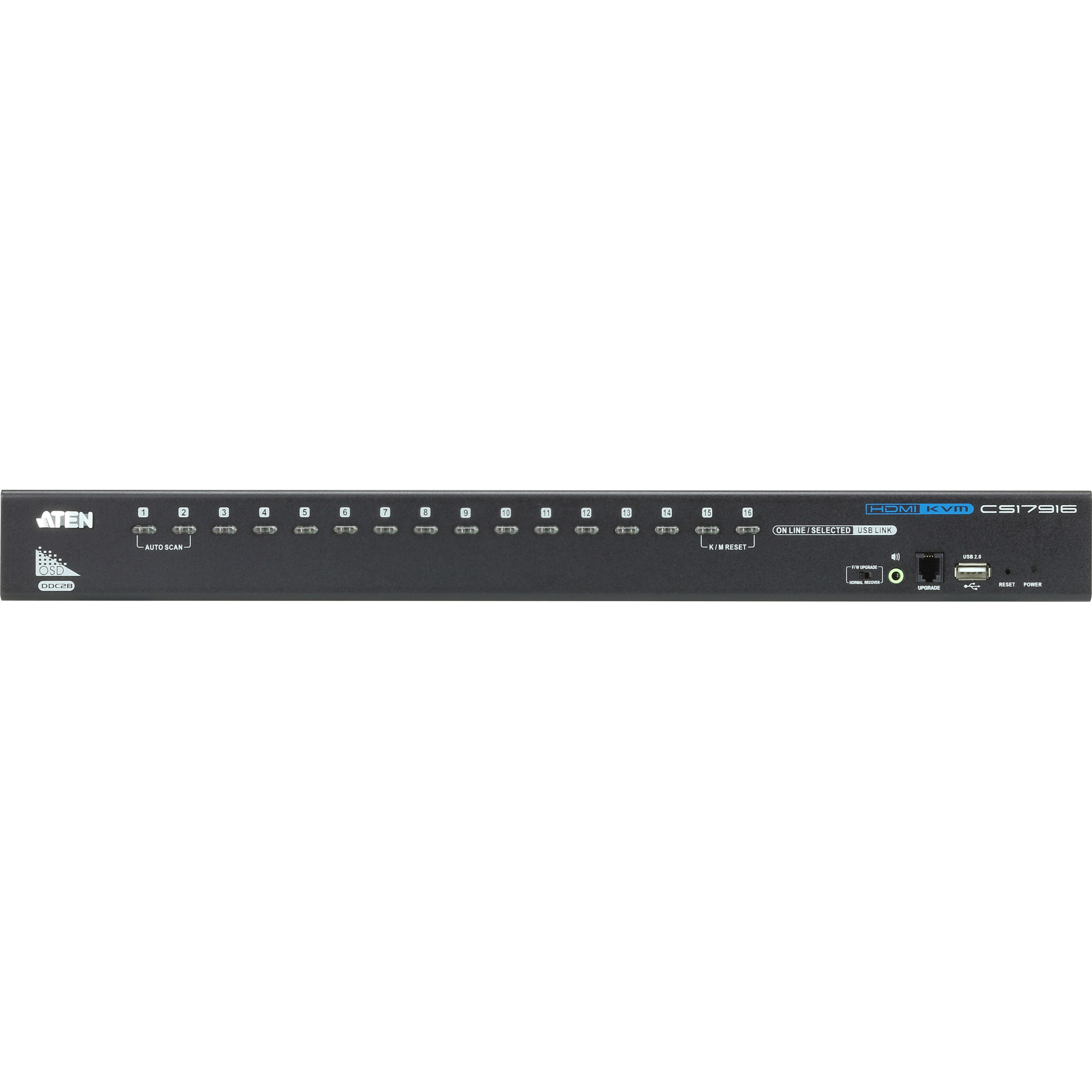 ATEN CS17916 - KVM-Audio-USB-Switch - 16 x KVMAudioUSB