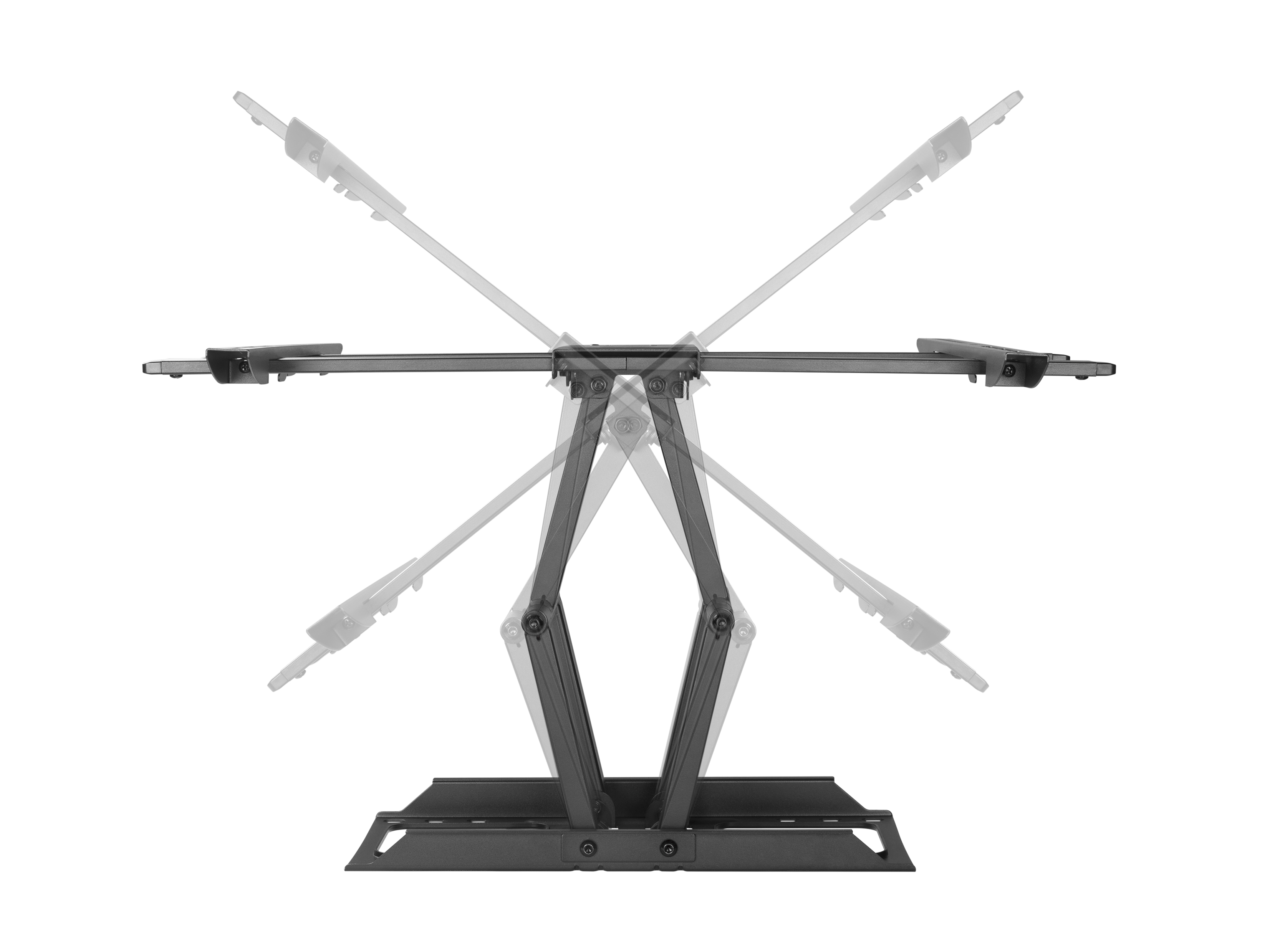 Equip Tischfuß 37-80/60kg 1TFT fest sw, Ansicht 3