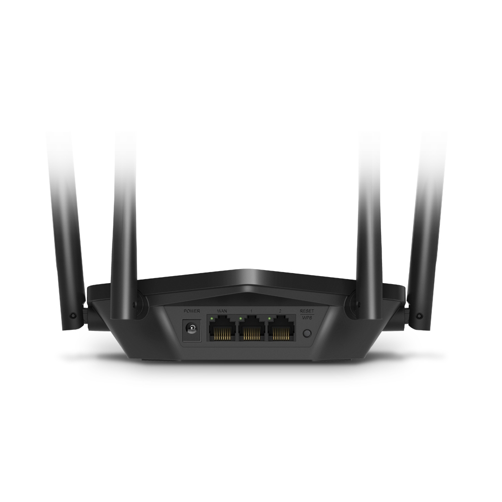 TP-LINK MR60X - Wi-Fi 6 (802.11ax) - Dual-Band (2,4 GHz/5 GHz) - Eingebauter Ethernet-Anschluss - Schwarz, Ansicht 3
