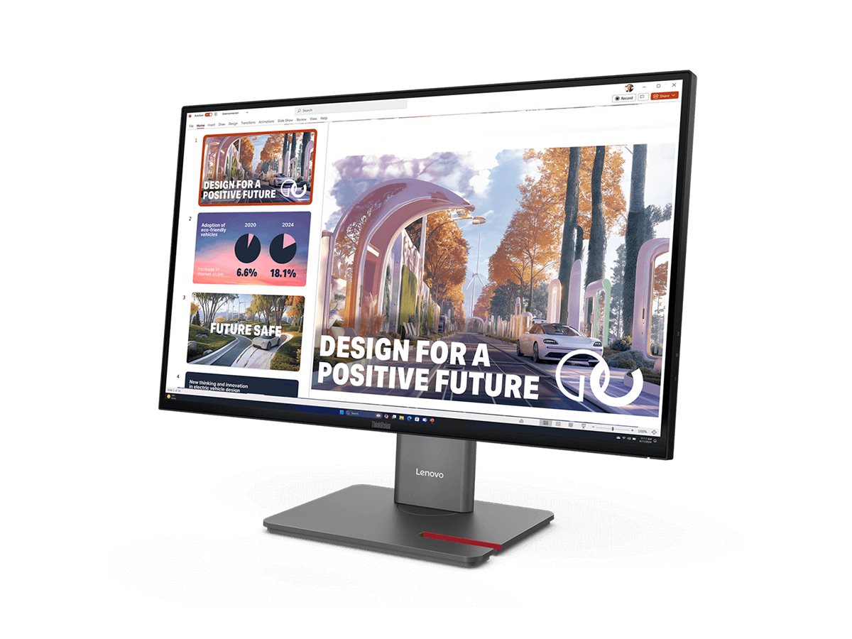 Lenovo ThinkVision E27Q-40 - LED-Monitor - 68.6 cm (27), Ansicht 5