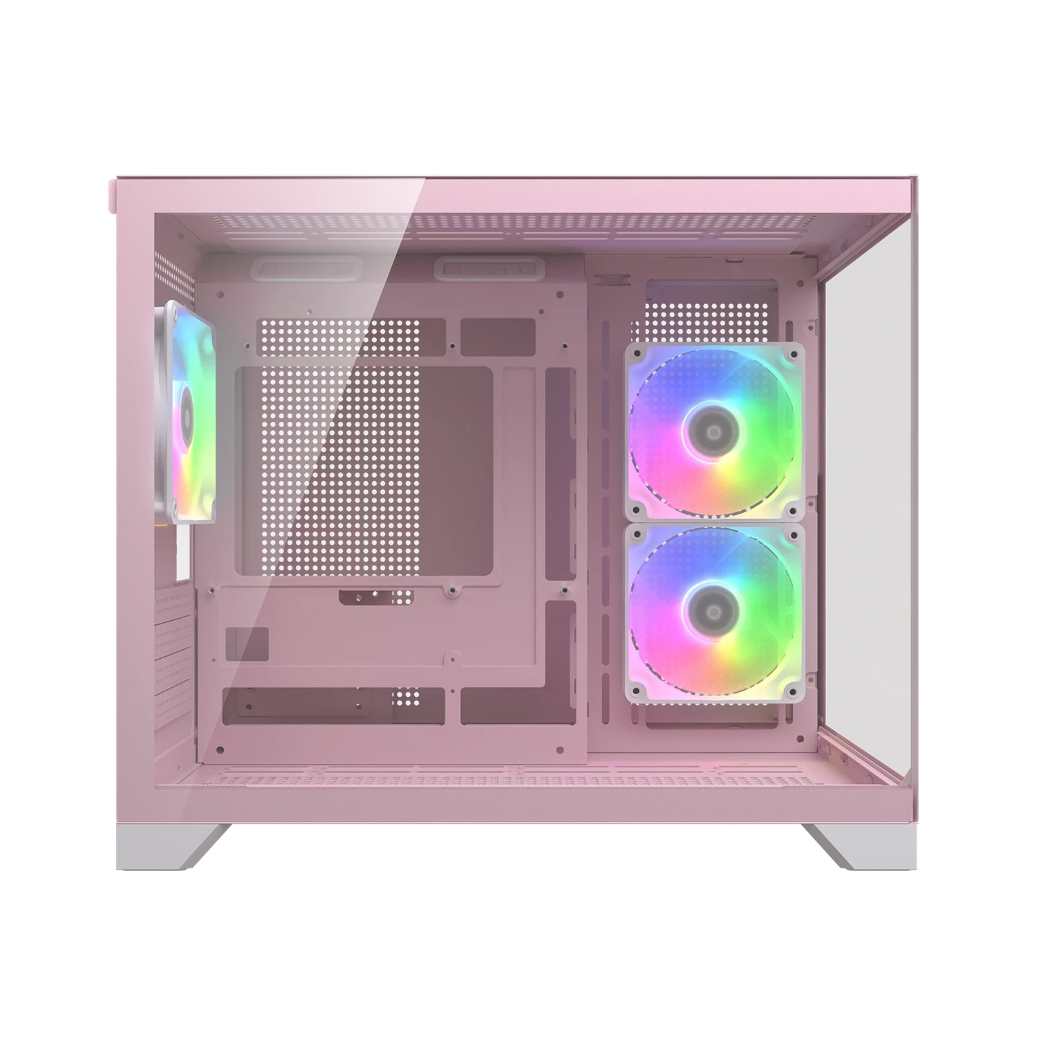 Cougar Gehäuse Mini-Tower FV150 ARGB Pink - Midi/Minitower - ATX, Ansicht 4