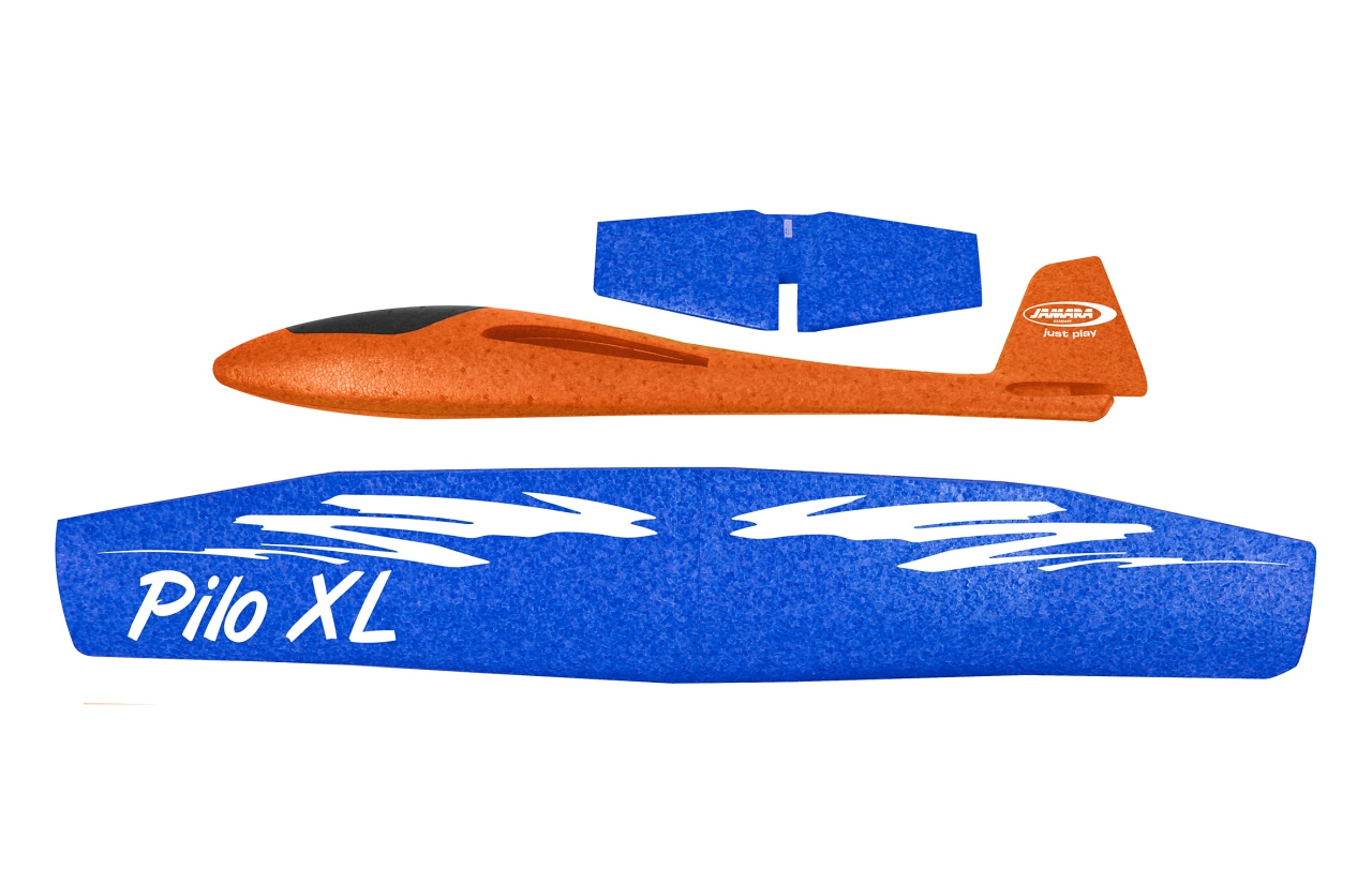 JAMARA Pilo XL Schaumwurfgleiter EPP Tragfläche blau Rumpf orange - Spielzeug-Segelflugzeug - 8 Jahr(e), Ansicht 3