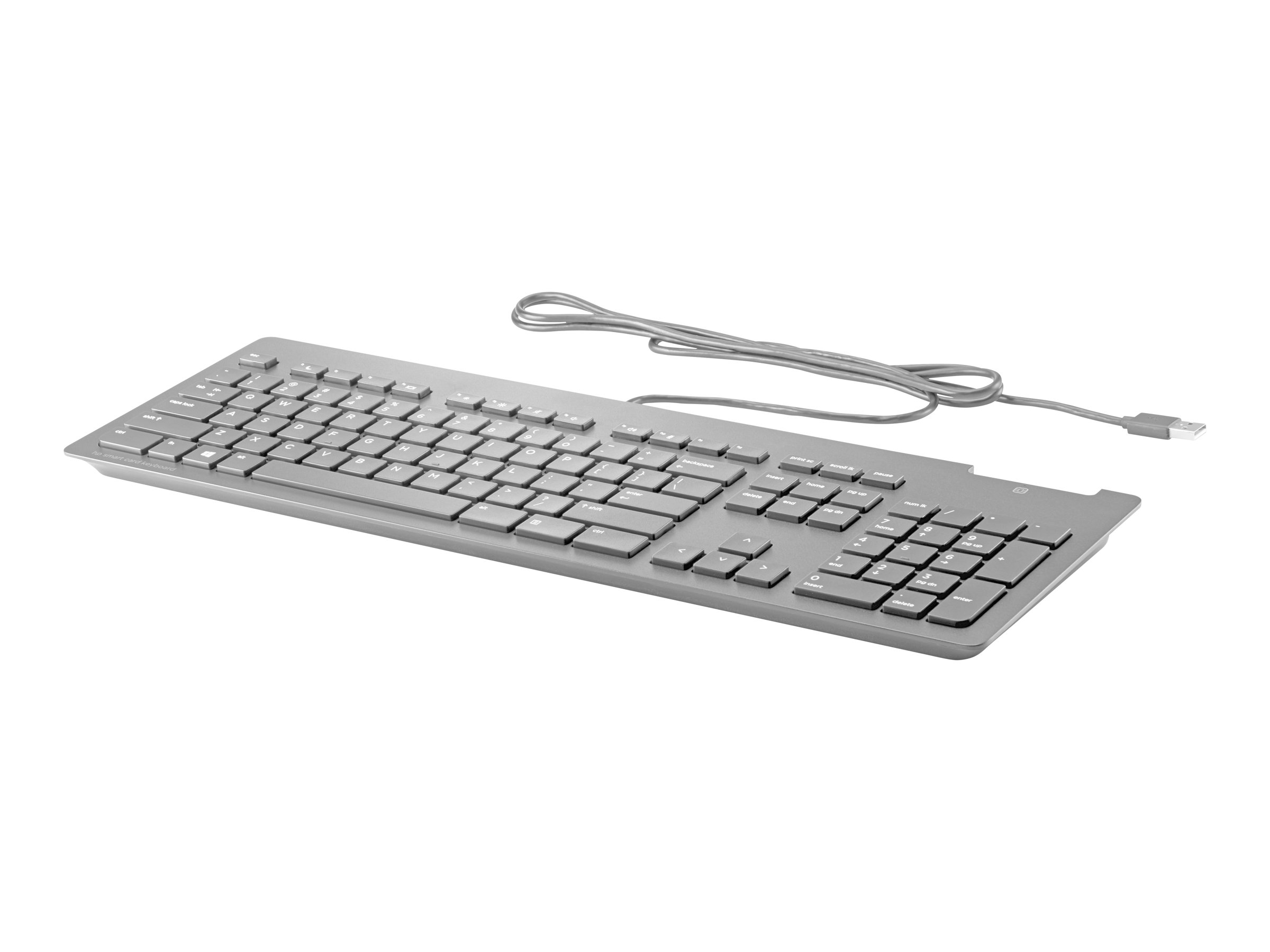 HP Business Slim - Tastatur - mit Smart Card reader (CCID) (Z9H48AA#ABD)