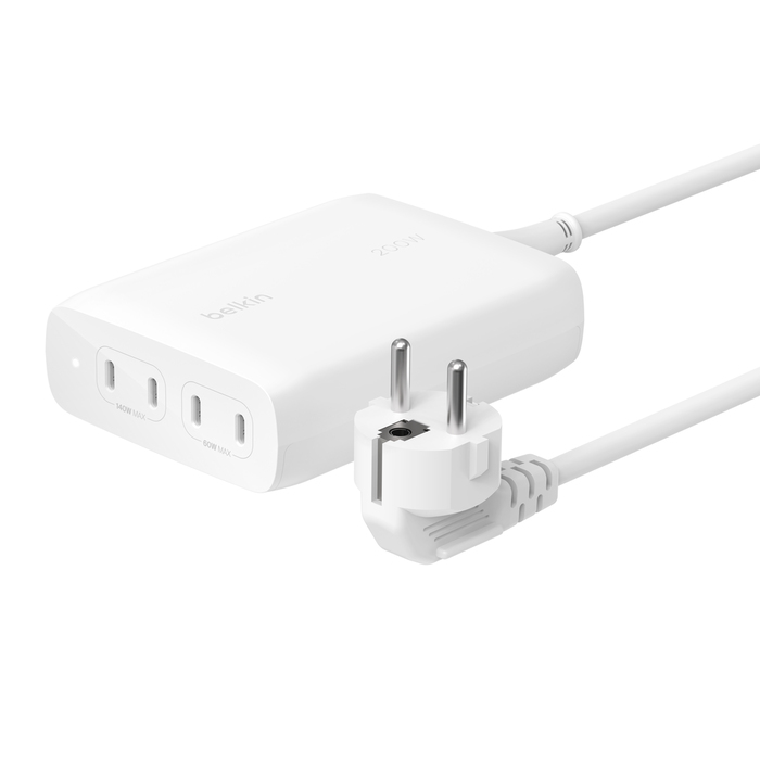 Belkin BoostCharge Pro - Netzteil - GaN-Technologie - 200 Watt - 5 A - Fast Charge, Power Delivery 3.1, PD 3.0, Ansicht 2