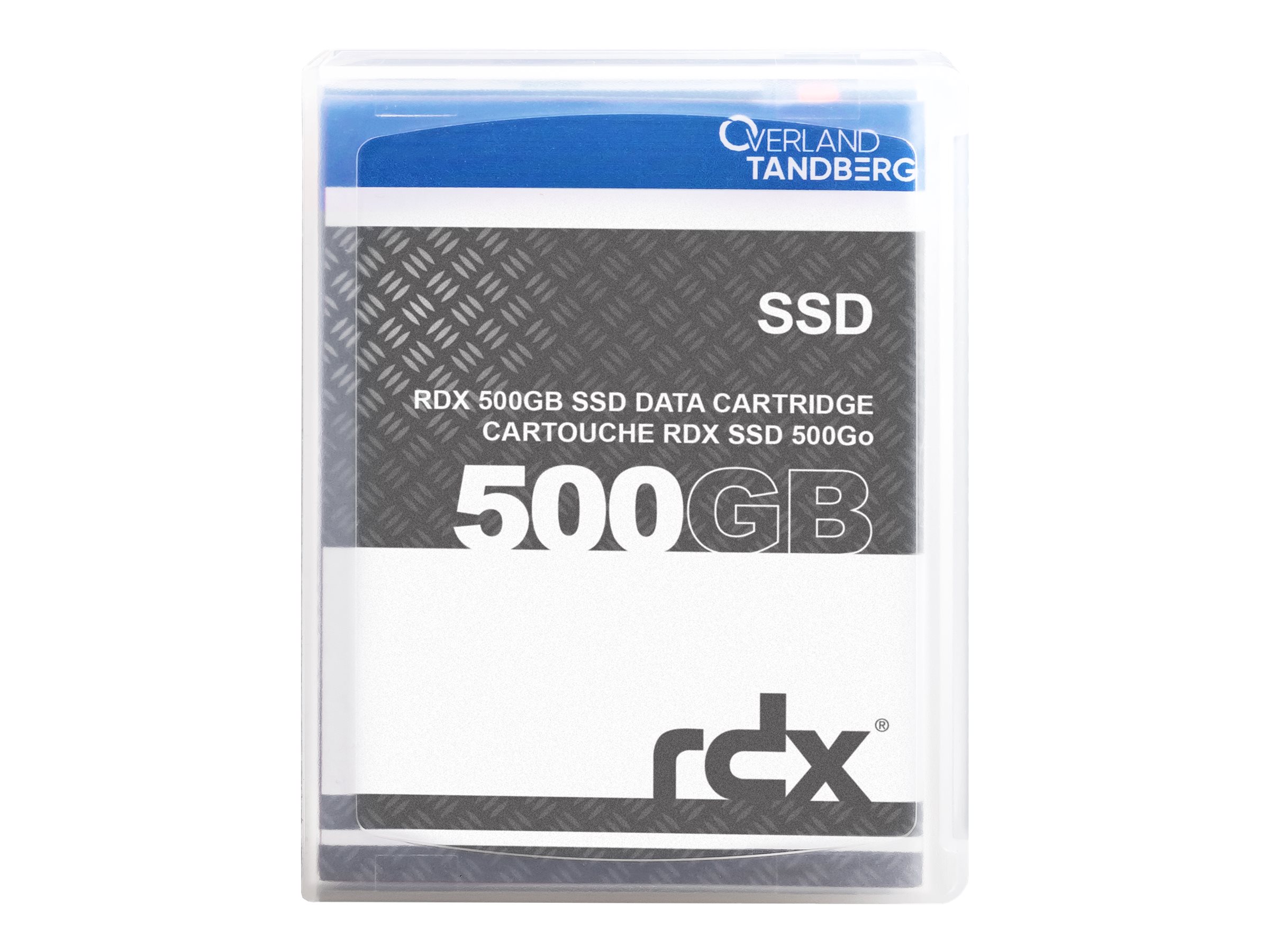 Overland-Tandberg - RDX SSD Kartusche - 500 GB - mit 3 Jahre Fortschrittlicher Austauschservice - für Tandberg Data RDX QuikStation 4, RDX QuikStation 8, RDX QuikStor