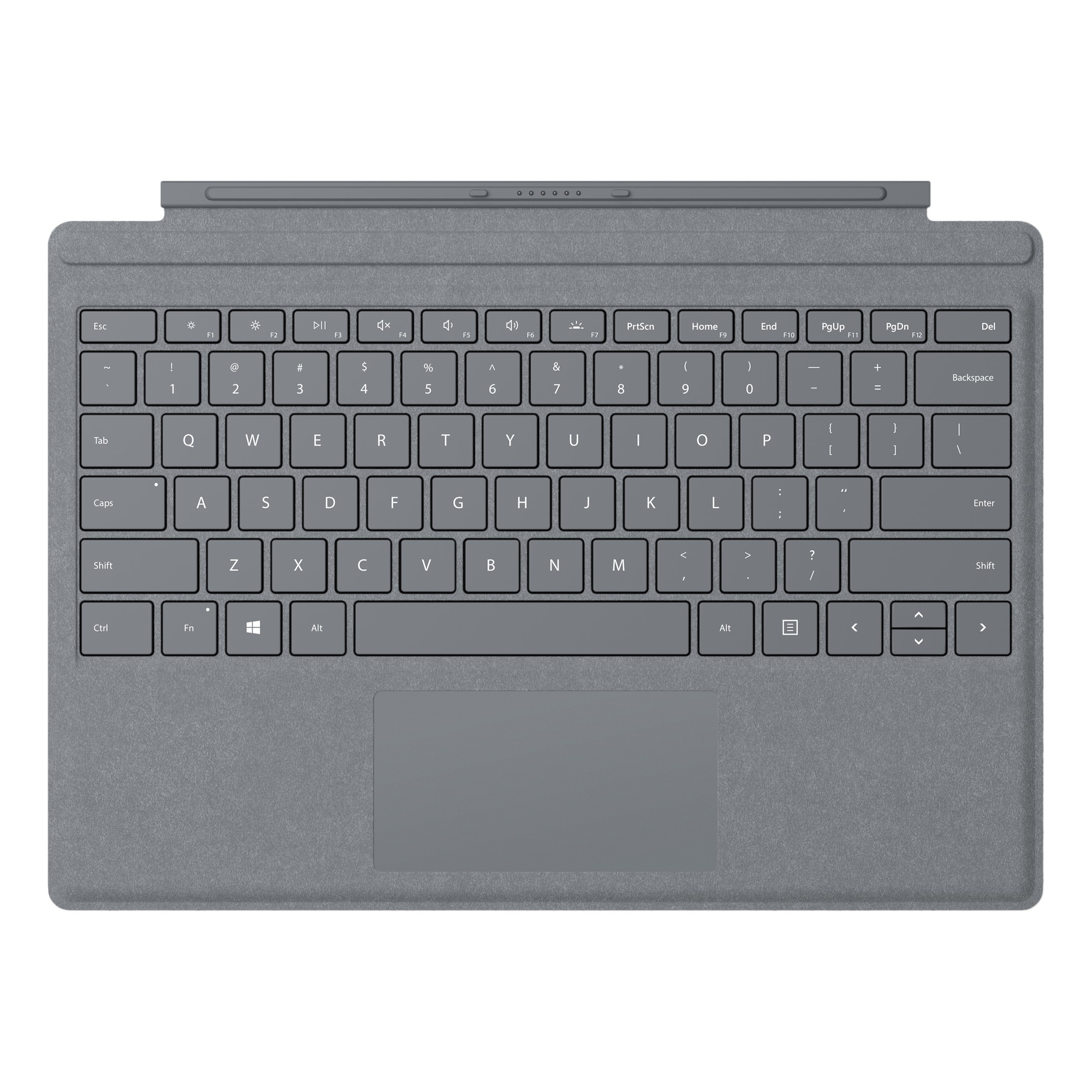 Microsoft Surface Go Signature Type Cover, Italienisch, Trackpad, 1 mm, Microsoft, Surface Go, Anthrazit