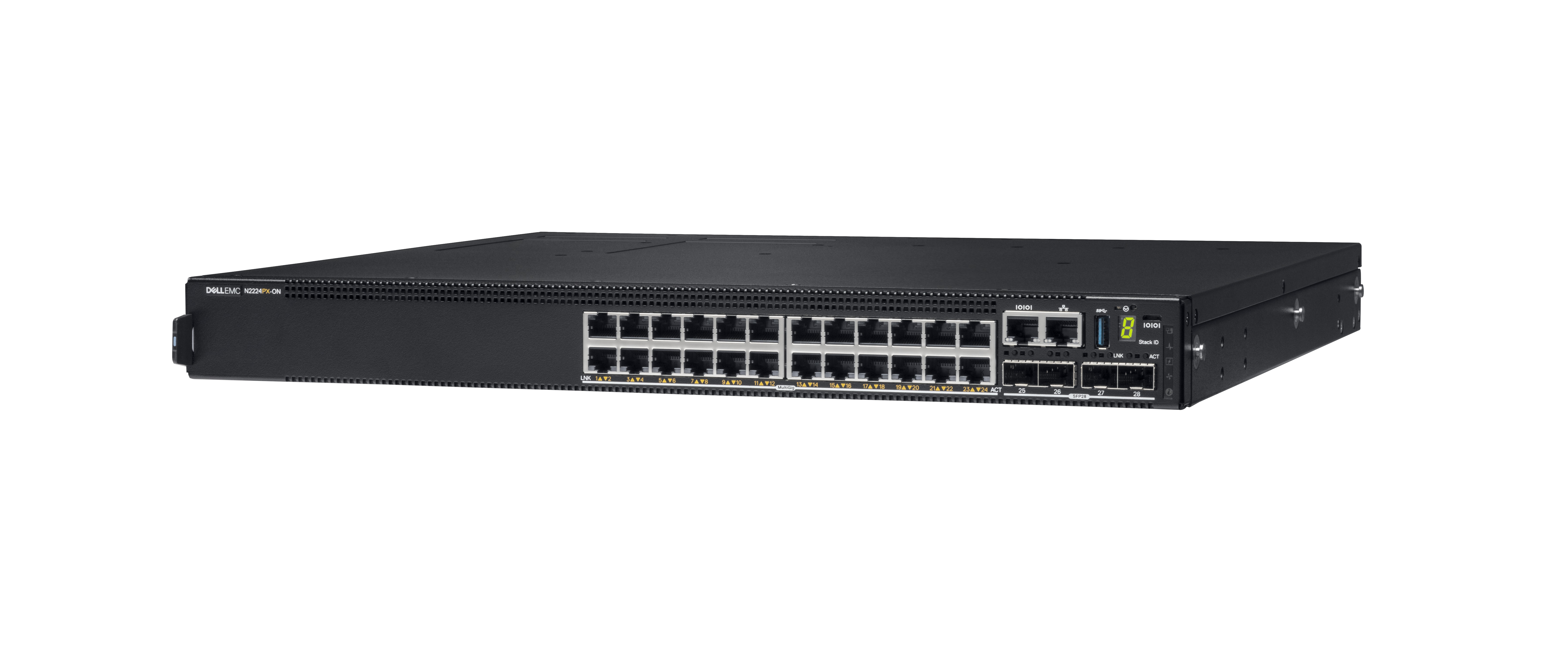 Dell PowerSwitch N2224PX-ON - Switch - L3 - managed - 12 x 10/100/1000/2.5G (PoE+), Ansicht 2