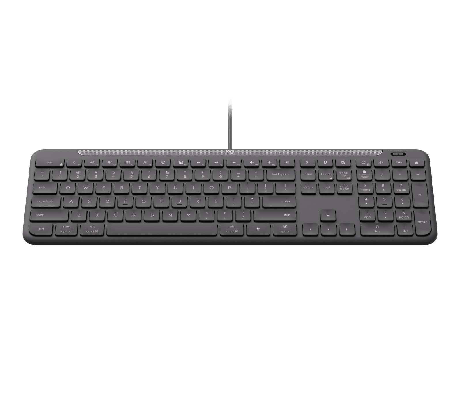Logitech Signature Slim Wired K620 for Business - TL: Deutsch, QWERTZ, Ansicht 4