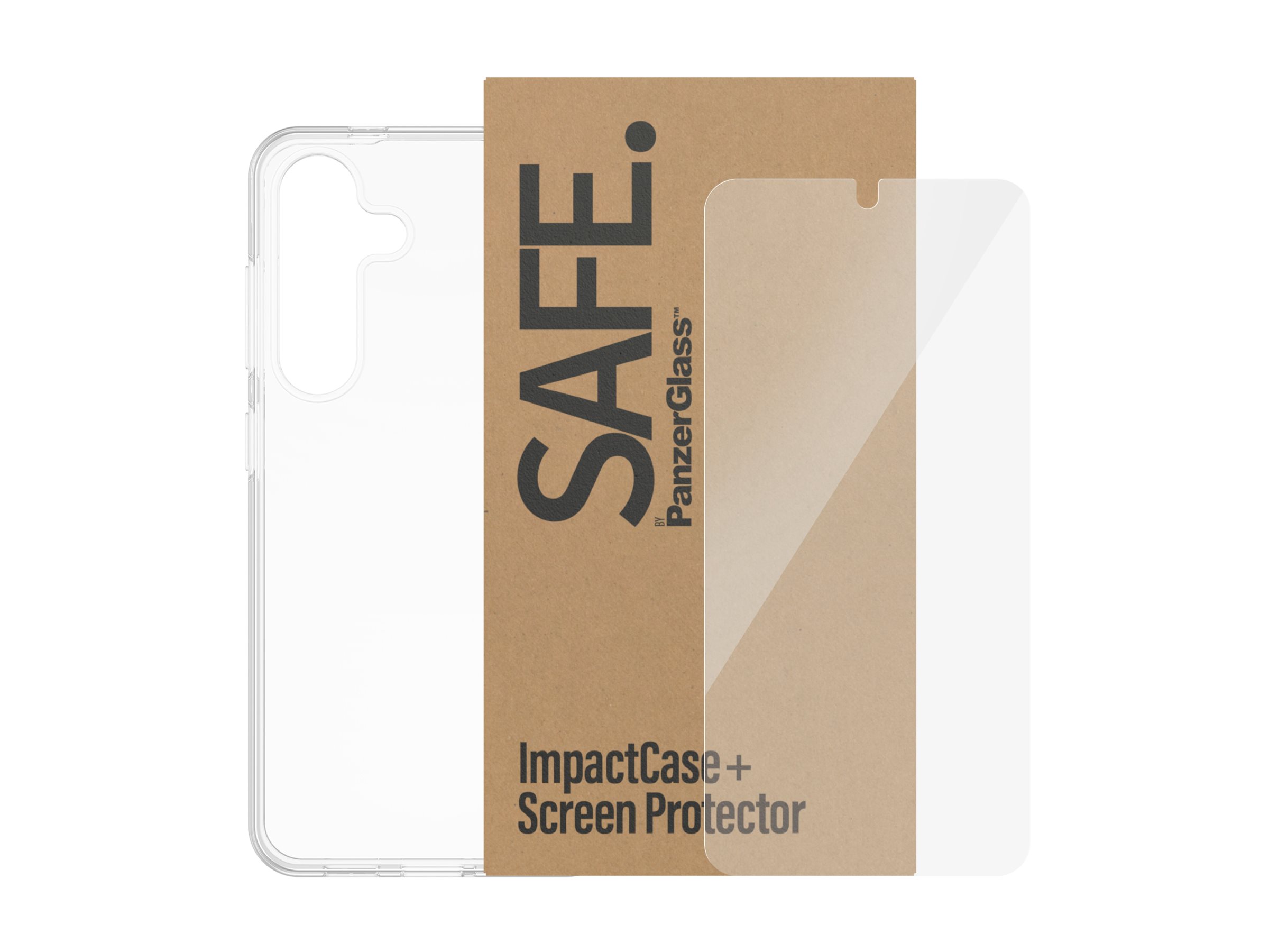 PanzerGlass SAFE. by PanzerGlass - 2-in-1 Schutzpacket - hintere Abdeckung für Mobiltelefon - TPU, Ansicht 3
