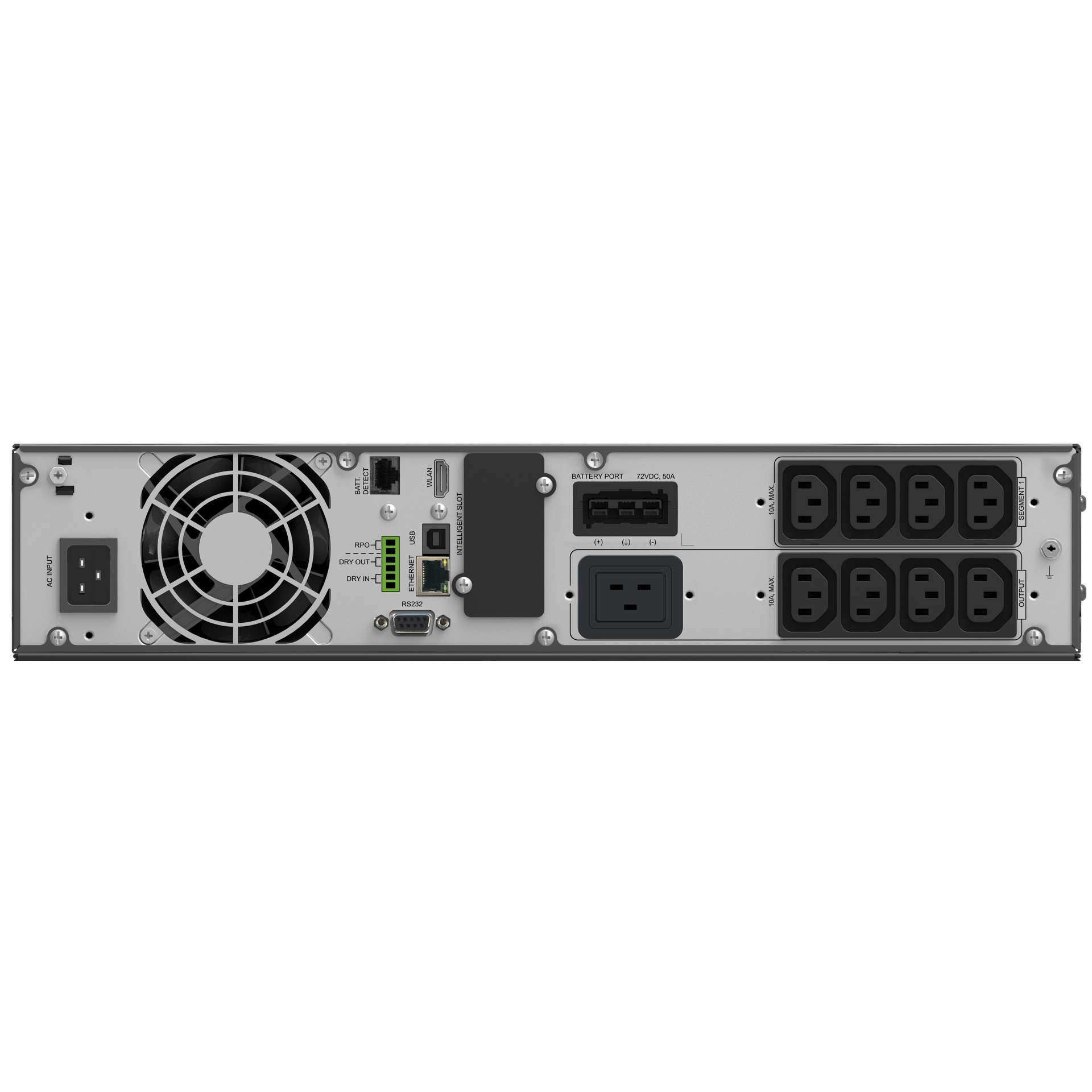 PowerWalker VFI 3000 ICR IoT UK - Doppelwandler (Online) - 3 kVA - 3000 W - Sine - 110 V - 300 V, Ansicht 3