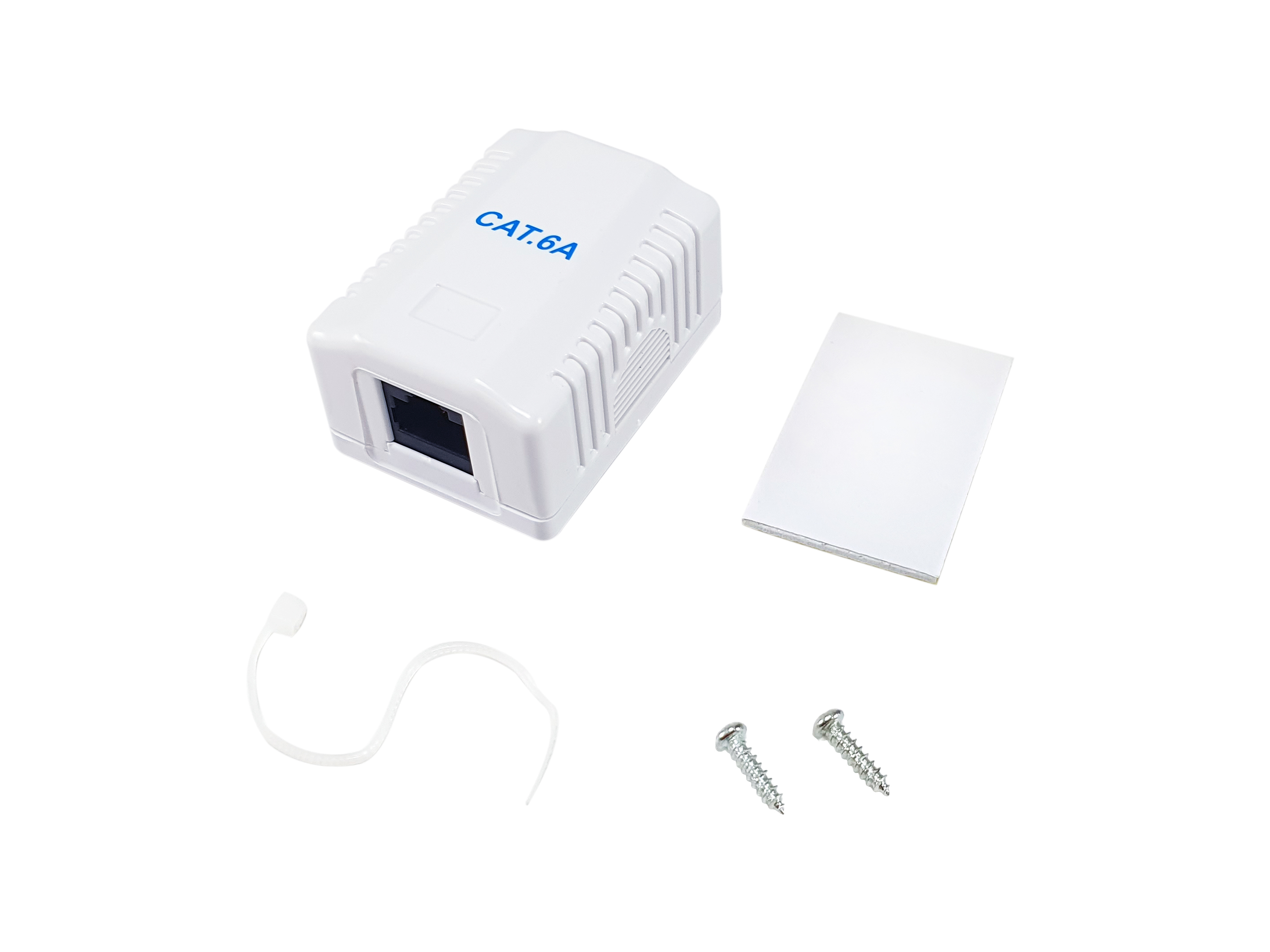 Equip Aufputzdose Cat6A 1-Port RJ45 UTP, Ansicht 4