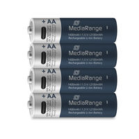 MEDIARANGE ge USB-C Li-Ion Akku Mignon AA/LR6/1.5V/400mAh 4er Pack - Akku - Mignon (AA), Ansicht 4