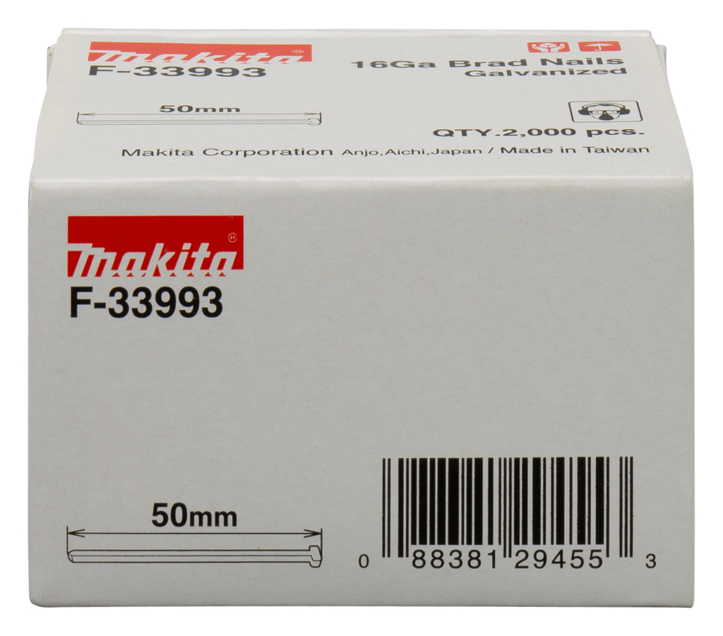 Makita Dübelnägel - 2000 Stücke - 1.3 mm - Länge: 50 mm, Ansicht 2