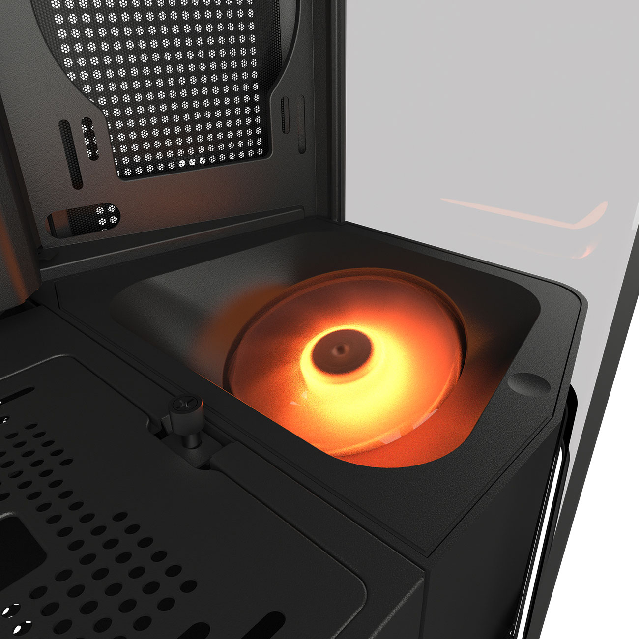 Cougar FV270 RGB - Mid tower - E-ATX - Seitenteil mit Fenster (gehärtetes Glas) - Schwarz, Ansicht 3