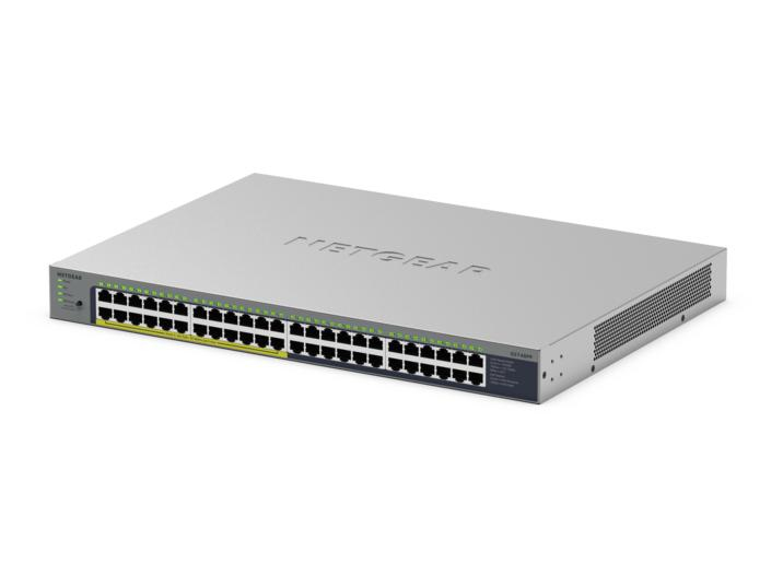 Netgear GS748PP - Switch - unmanaged - 24 x 10/100/1000 + 24 x 10/100/1000 (PoE+), Ansicht 3
