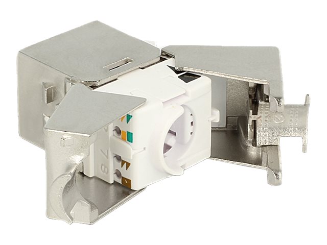 Delock Keystone module - Modulare Eingabe - CAT 6a - STP - RJ-45 (Packung mit 24)