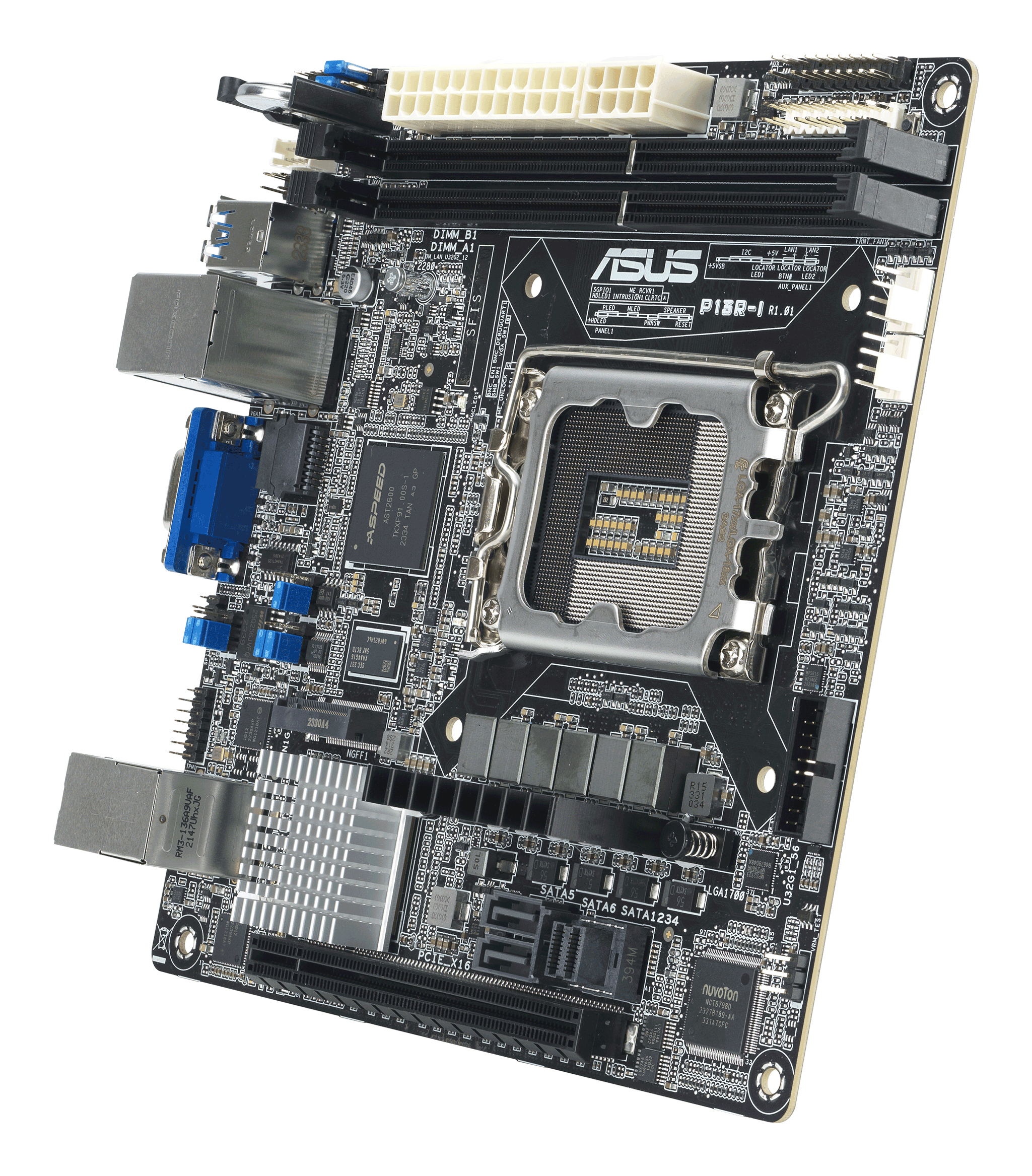 ASUS P13R-I - Motherboard - Mini-ITX - LGA1700-Sockel, Ansicht 3