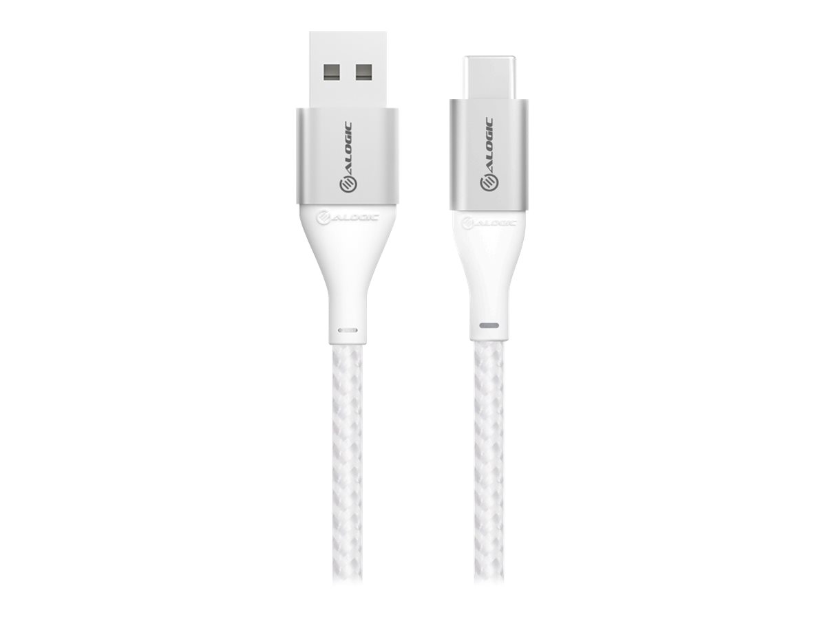 Alogic Super Ultra - USB-Kabel - 24 pin USB-C (M) - zu USB (M) - USB 2.0 - 3 A - 30 cm - Silber, Ansicht 3