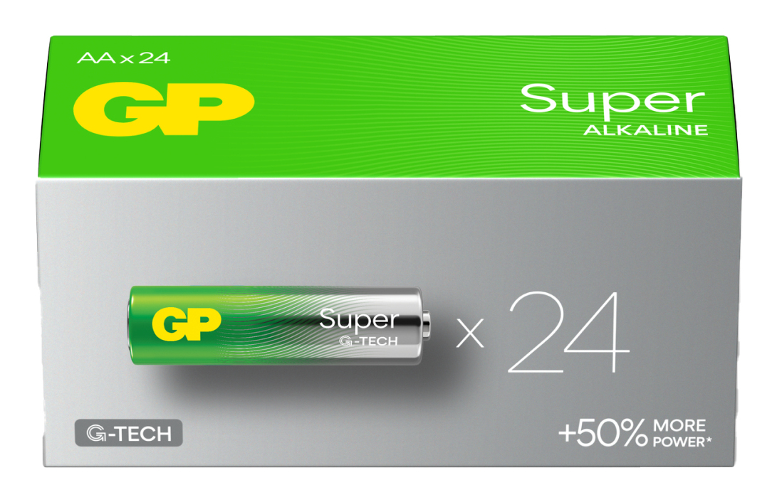 GP Battery GP Super - Batterie 24 x AA-Typ - Alkalisch, Ansicht 4