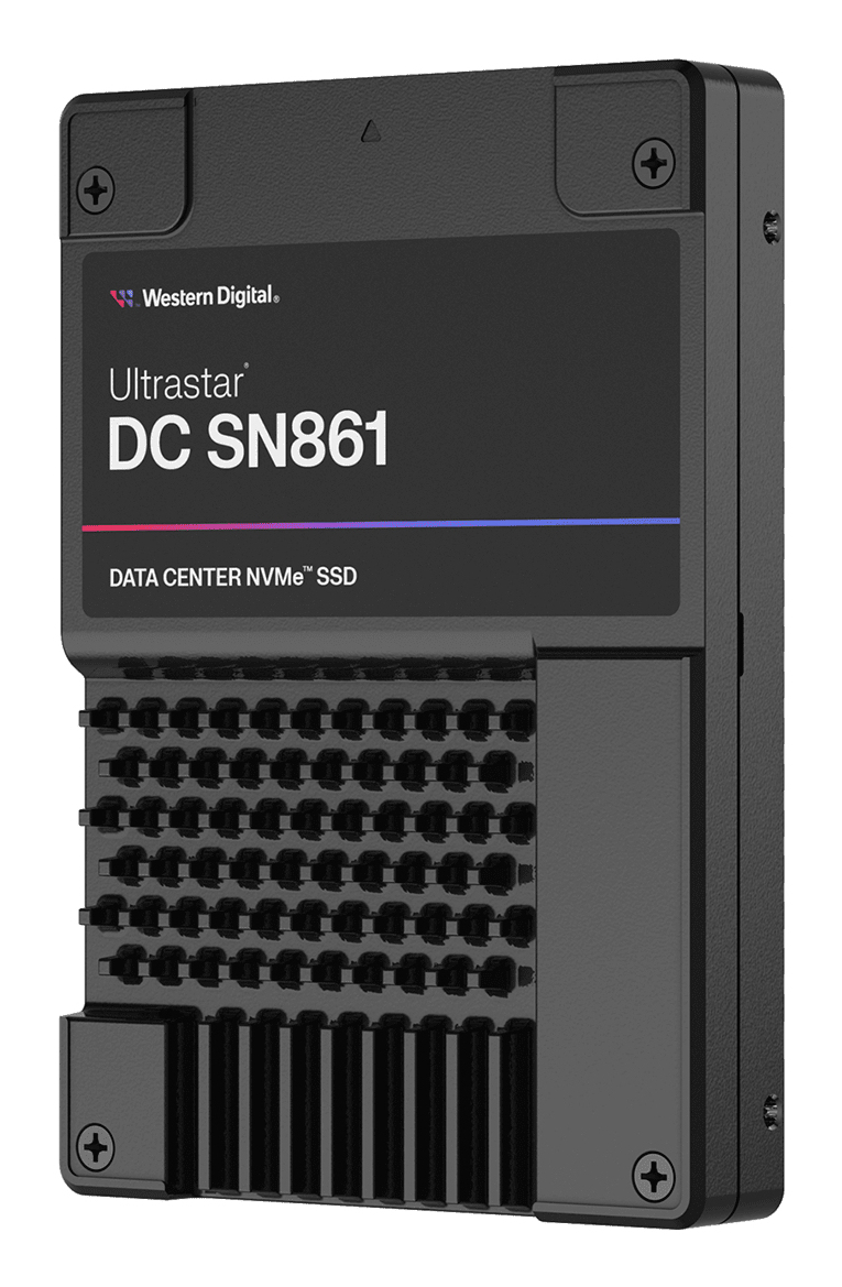 WD Ultrastar DC SN861 WUS6BA176PSP9X3 - SSD - Datencenter - 7.68 TB - intern - 2.5 (6.4 cm), Ansicht 3