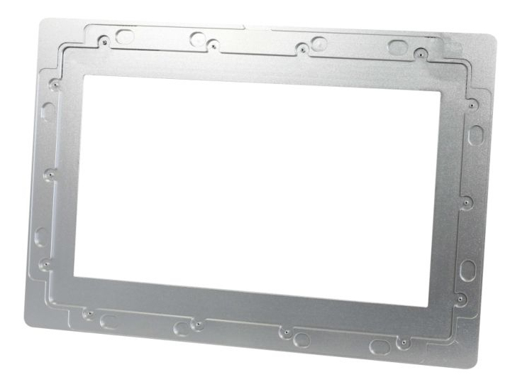 ALLNET Touch Display Tablet 14 Zoll zbh. Blende für Einbaurahmen Silber Breit, Ansicht 3