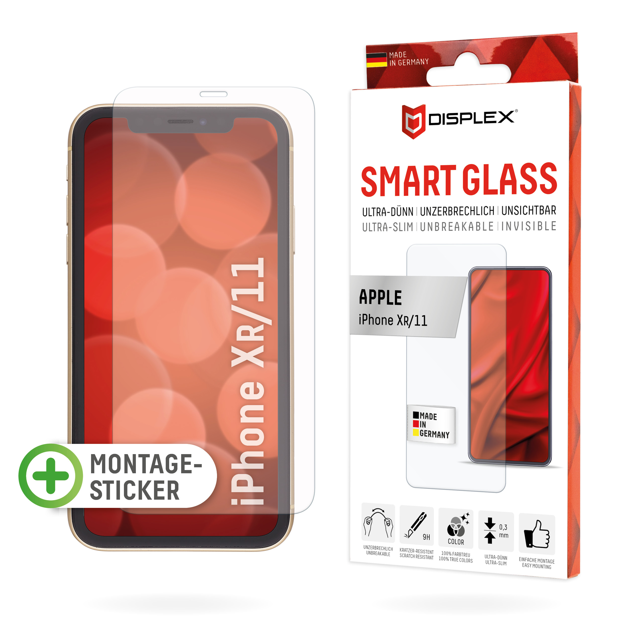 E.V.I. DISPLEX Smart Glass - Bildschirmschutz für Handy, Ansicht 2