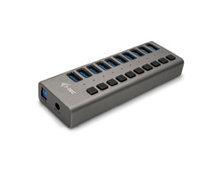 i-tec USB 3.0 Charging HUB 10 port + Power Adapter 48 W, Ansicht 5