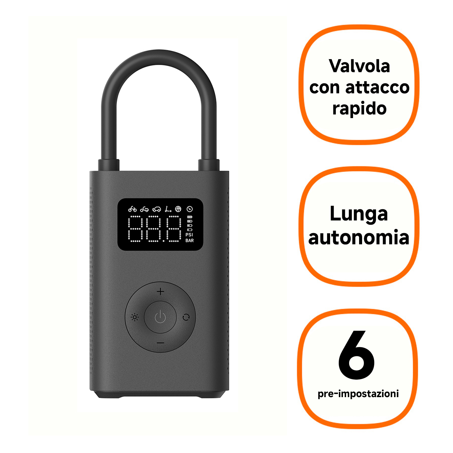 Xiaomi MJCQB06QW, 10 bar, 490 g, Ansicht 2