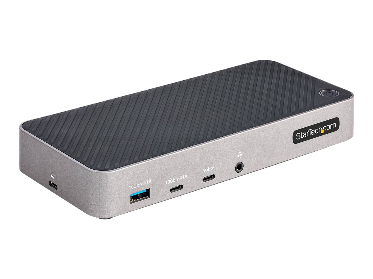 StarTech.com USB-C Triple Monitor Docking Station - HDMI/DP Triple 4k USB-C Dock - 5x USB Hub - GbE - 100W PD, Ansicht 5