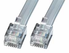 Lindy Telefonkabel - RJ-12 (M) zu RJ-12 (M), Ansicht 2